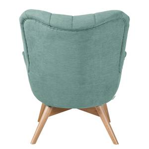 Fauteuil Tias Tissu - Bleu acier