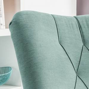 Fauteuil Tias Tissu - Bleu acier