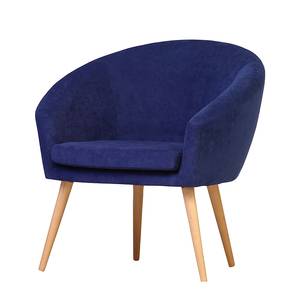 Fauteuil Tippytoe geweven stof - Donkerblauw