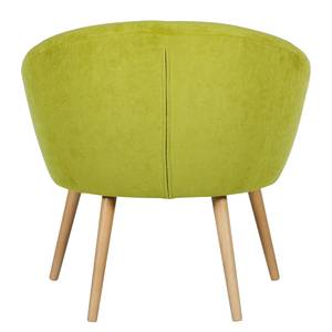 Fauteuil Tippytoe geweven stof - Groen