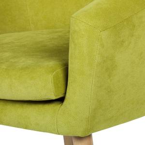 Fauteuil Tippytoe geweven stof - Groen