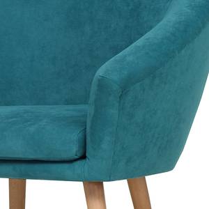 Fauteuil Tippytoe geweven stof - Turquoise