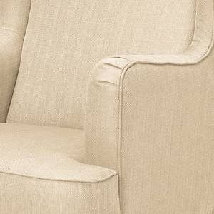 Fauteuil Tjana geweven stof - Beige