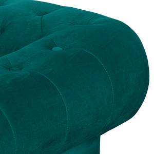 Fauteuil Torquay II Microfibre - Bleu pétrole