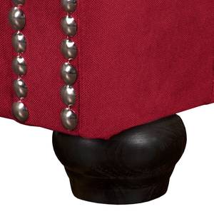 Bankstellen Torquay II (3-zitsbank, 2-zi (3-zitsbank, 2-zitsbank, fauteuil) - microvezel - Rood