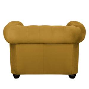 Fauteuil Torquay II Microfibre - Jaune moutarde