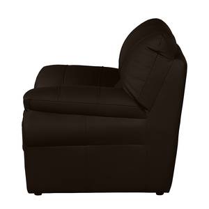 Fauteuil Torsby donkerbruin echt leer