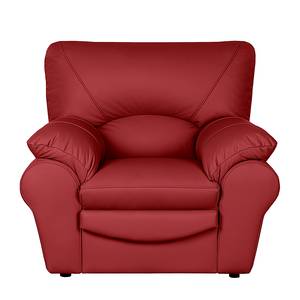 Fauteuil Torsby Cuir véritable - Rouge