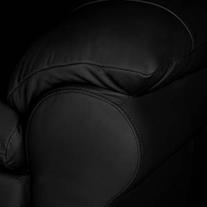 Fauteuil Torsby Cuir véritable Noir