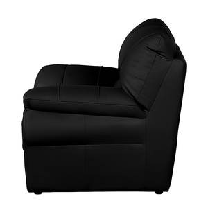 Fauteuil Torsby Cuir véritable Noir