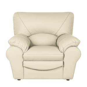 Fauteuil Torsby Imitation cuir - Ecru