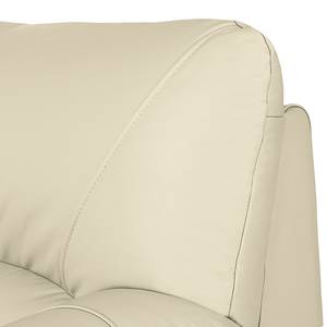 Fauteuil Torsby Imitation cuir - Ecru