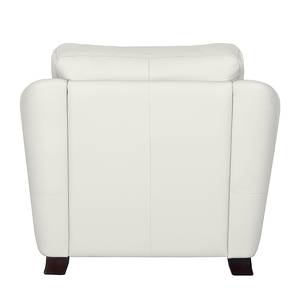 Fauteuil Toucy Cuir véritable blanc