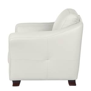 Fauteuil Toucy wit echt leer