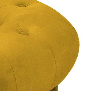 Fauteuil Upperclass Velours Avec coussins coussin Jaune