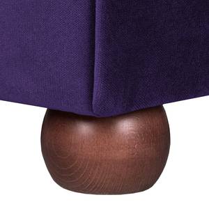 Fauteuil Upperclass Velours Avec coussins coussin Violet