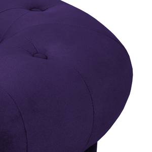 Sessel Upperclass Samtstoff - mit Kissen - Violett