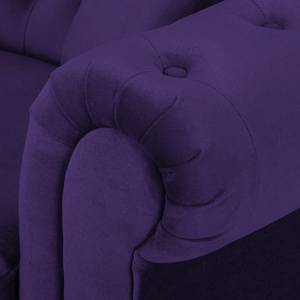 Sessel Upperclass Samt Samtstoff - Violett