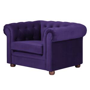 Fauteuil Upperclass Velours - Mauve