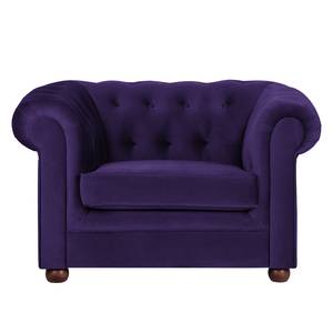 Fauteuil Upperclass Velours - Mauve