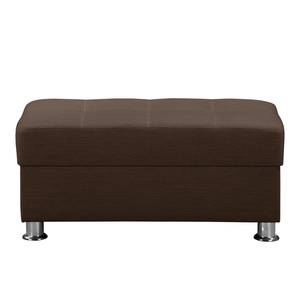 Fauteuil Upwell structuurstof - Bruin - Met hocker