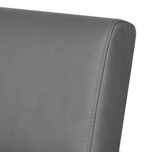 Fauteuil Varberg Imitation cuir - Cuir synthétique Solis: Gris