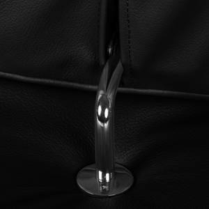 Fauteuil Varberg Imitation cuir - Cuir synthétique Solis: Noir