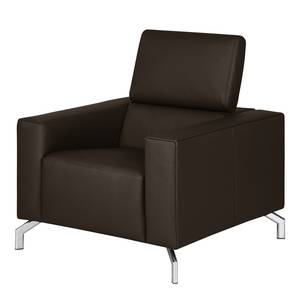 Fauteuil Varberg Imitation cuir - Cuir synthétique Solis: Marron