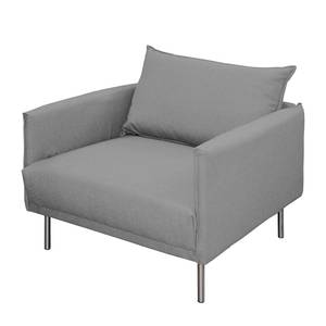 Fauteuil Vincent Tissu - Gris clair