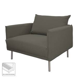 Fauteuil Vincent geweven stof - Taupe
