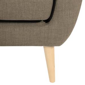 Sofa Viniani (2-Sitzer) Flachgewebe Espresso