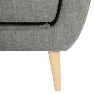 Sofa Viniani (2-Sitzer) Flachgewebe Platin