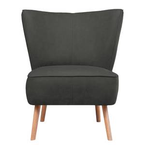 Fauteuil Wavre Cuir synthétique - Anthracite