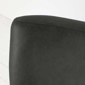 Fauteuil Wavre Cuir synthétique - Anthracite