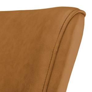 Poltrona Wavre Vera pelle - Cognac