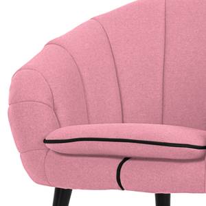 Fauteuil Weilar geweven stof - Lila