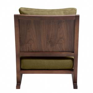 Fauteuil Woolwich geweven stof Stof Andra: Groen