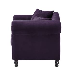 Fauteuil York Velours violet