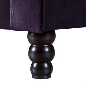 Fauteuil York Velours violet