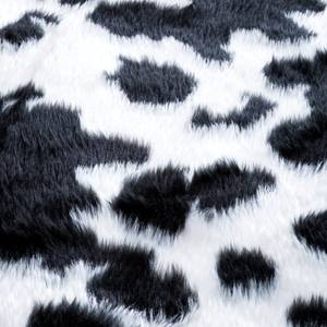 Tapis Tatori Fibres synthétiques - Noir / Blanc - 110 x 150 cm