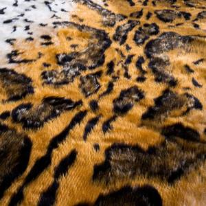 Leopardenkunstfell Sajan Kunstfaser - Schwarz / Weiß - 150 x 220 cm