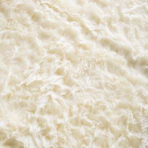 Tapis Banyo Fibres synthétiques - Blanc laine - 110 x 150 cm