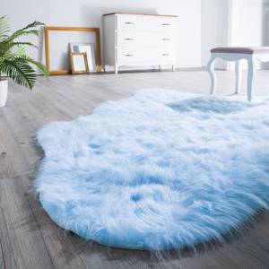 Tapis Banyo Fibres synthétiques - Bleu clair - 70 x 100 cm