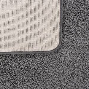 Tapis shaggy KiYDOO I Fibres synthétiques - Gris - 200 x 290 cm