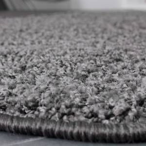 Tapis shaggy KiYDOO I Fibres synthétiques - Gris - 133 x 190 cm