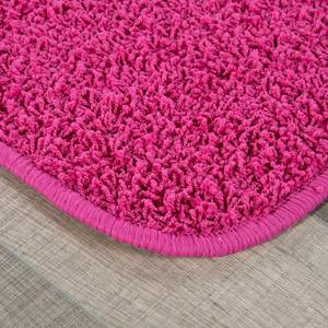 Tapis shaggy KiYDOO I Fibres synthétiques - Rose foncé - 200 x 290 cm