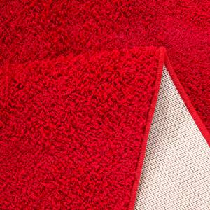 Tapis shaggy KiYDOO I Fibres synthétiques - Rouge - 200 x 290 cm