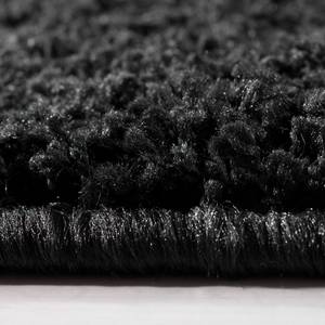 Tapis shaggy KiYDOO I Fibres synthétiques - Noir - 160 x 230 cm