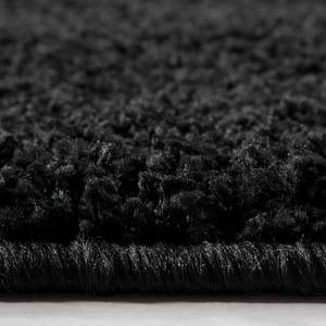 Tapis shaggy KiYDOO I Fibres synthétiques - Noir - 200 x 290 cm