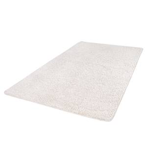 Tapis shaggy KiYDOO I Fibres synthétiques - Blanc crème - 133 x 190 cm